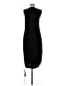 Weekend Solid Black Casual Dress Size 8 - photo 2