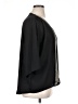 Buckle Black 100% Polyester Black 3/4 Sleeve Blouse Size XL - photo 4