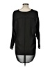 Halston Heritage 100% Polyester Green Black Long Sleeve Blouse Size 12 - photo 2