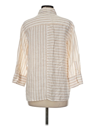 Hinson Wu 3/4 Sleeve Button-Down Shirt (view 2)