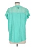 Daytrip Teal Short Sleeve Blouse Size M - photo 2