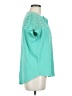 Daytrip Teal Short Sleeve Blouse Size M - photo 4