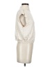 Bar III Ivory Short Sleeve Turtleneck Size S - photo 4