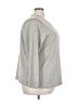 Avenue Metallic Silver Gold Pullover Sweater Size 26 - 28 Plus - photo 4