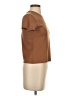 FRAME 100% Cotton Brown Short Sleeve Turtleneck Size XXS - photo 4