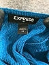 Express Outlet Blue Short Sleeve Blouse Size XS - photo 7