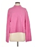 J.Crew Solid Pink Turtleneck Sweater Size M - photo 1