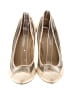 Donald J Pliner 100% Leather Metallic Gold Heels Size 9 1/2 - photo 2