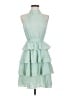 Unbranded 100% Polyester Green Cocktail Dress Size S - photo 1