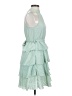 Unbranded 100% Polyester Green Cocktail Dress Size S - photo 4