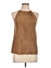 Max Studio 100% Polyester Brown Sleeveless Blouse Size L - photo 1