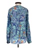 Lilly Pulitzer 100% Silk Floral Blue Blouse Size XS - photo 2