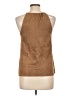 Max Studio 100% Polyester Brown Sleeveless Blouse Size L - photo 2
