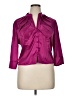 Kay Unger Purple 3/4 Sleeve Silk Top Size 16 - photo 1