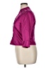 Kay Unger Purple 3/4 Sleeve Silk Top Size 16 - photo 5