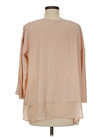 Eileen Fisher 3/4 Sleeve Silk Top (view 2)