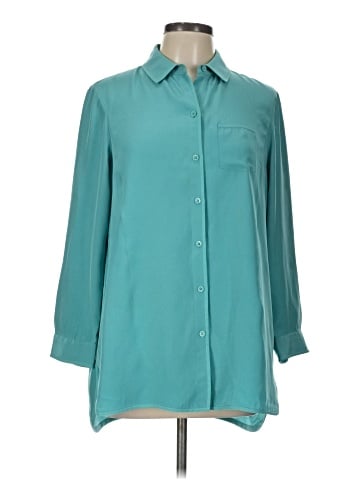 Lafayette 148 New York 3/4 Sleeve Silk Top (view 1)