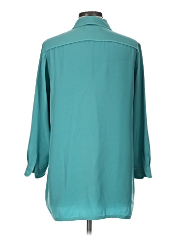 Lafayette 148 New York 3/4 Sleeve Silk Top (view 2)