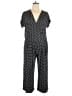 Loveappella Polka Dots Black Jumpsuit Size 1X - photo 1