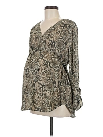 Motherhood Long Sleeve Blouse (view 1)