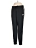 Adidas 100% Polyester Black Track Pants Size L - photo 1