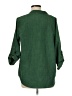 Emery Rose 100% Polyester Green 3/4 Sleeve Blouse Size M - photo 2