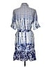 Peter Som 100% Polyester Print Blue Casual Dress Size 12 - photo 2