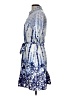 Peter Som 100% Polyester Print Blue Casual Dress Size 12 - photo 5