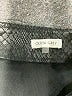 Olivia Grey Black Faux Leather Skirt Size M - photo 4