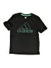Adidas 100% Polyester Black Active T-Shirt Size 7 - photo 1