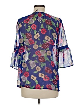LC Lauren Conrad 3/4 Sleeve Blouse (view 2)