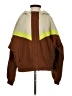 Lush 100% Nylon Color Block Brown Windbreaker Size S - photo 1