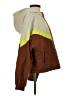 Lush 100% Nylon Color Block Brown Windbreaker Size S - photo 4
