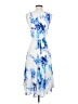 Lulus 100% Polyester Print Blue Cocktail Dress Size S - photo 2