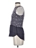 Ann Taylor LOFT 100% Polyester Blue Tank Top Size XS - photo 5