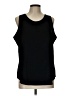 Van Heusen 100% Polyester Black Sleeveless Blouse Size L - photo 1