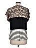 Lovely Day Black Short Sleeve Top Size L (estimated) - photo 2