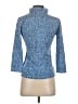 J. McLaughlin 100% Spandex Tweed Blue 3/4 Sleeve Blouse Size XS - photo 2