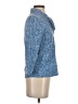 J. McLaughlin 100% Spandex Tweed Blue 3/4 Sleeve Blouse Size XS - photo 4