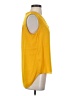 Vince Camuto 100% Polyester Yellow Sleeveless Blouse Size S (petite) - photo 4