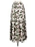 Parker 100% Polyester Tropical White Casual Skirt Size 2 - photo 1