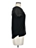 H&M 100% Viscose Black Short Sleeve Top Size M - photo 4