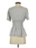 Soprano Gray Short Sleeve Top Size S - photo 2