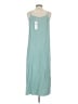 Eileen Fisher Solid Teal Casual Dress Size S - photo 2
