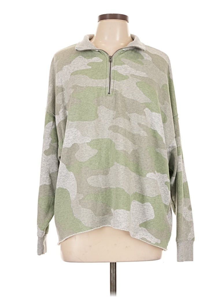 Pre-owned Aerie Pullover Sweater In Green