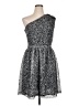 David Meister 100% Polyester Tweed Gray Cocktail Dress Size 14 - photo 1