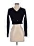 Shein Black Long Sleeve Top Size 4 - photo 1
