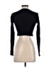 Shein Black Long Sleeve Top Size 4 - photo 2