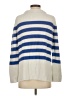 Talbots 100% Cotton Stripes Blue Turtleneck Sweater Size S - photo 2