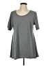 Lularoe Gray Short Sleeve T-Shirt Size L - photo 1
